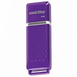Флэш-диск USB 8Gb SmartBuy Quartz, фиолетовый (SB8GbQZ-V)