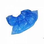 Бахилы одноразовые полиэтиленовые стандартной плотности (20мкм, голубые, 2.5г, 1500 пар в упаковке)
