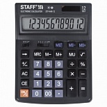 Калькулятор настольный Staff STF-444-12 (12-разрядный) черный