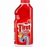 Средство для прочистки труб Tiret Turbo, гель для пластика, 500мл