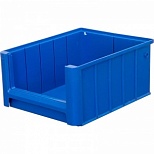 Ящик (лоток) SK полочный, полипропилен, 300х234х140мм, синий