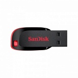 Флэш-диск USB 16Gb SanDisk Cruzer Blade, черный/красный (SDCZ50-016G-B35)