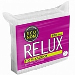 Палочки ватные Relux, 160шт. в упаковке, zip-пакет