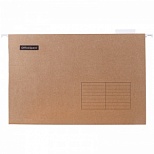 Подвесная папка Foolscap OfficeSpace (370х240мм, до 80л., крафт-картон), светло-коричневая, 10шт. (296361)