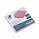 Стикеры (самоклеящийся блок) LITE, 76х76мм, розовый, 100 листов