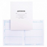 Дневник школьный универсальный Hatber, обложка мелованный картон, белый (40Д5 03610, D018620), 50шт.