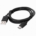 Кабель USB2.0 Sonnen Economy, USB-A - USB Type-C, 1м, черный, 6шт. (513117)