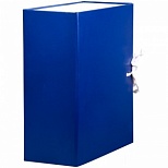 Короб архивный OfficeSpace (А4, 120мм, картон/бумвинил, разборный) синий (284721)