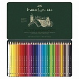 Карандаши акварельные 36 цветов Faber-Castell Albrecht Durer (L=175мм, d=3.8мм, 6гр) металлическая коробка (117536)
