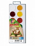 Краски акварельные медовые 12 цветов Луч "Zoo" (4 увеличенные кюветы) без кисти, пластиковая коробка, 48 уп. (19С 1249-08)