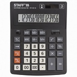 Калькулятор настольный Staff Plus STF-333 (16-разрядный) черный (250417)