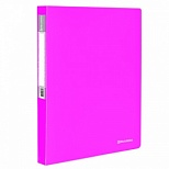 Папка файловая 40 вкладышей Brauberg Neon (А4, пластик, 25мм, 700мкм) неоновая розовая (227454), 30шт.