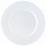 Тарелка десертная Luminarc "Трианон" 195мм, стеклянная, белая, 1шт.