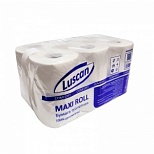 Бумага туалетная 2-слойная Luscan Comfort Max, белая, 50м, 12 рул/уп