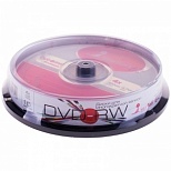 Оптический диск DVD-RW Smart Track 4.7Gb, 4x, cake box, 10шт. (ST000323)