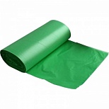 Пакеты для мусора 35л, Luscan (48х58см, 8мкм, зеленые) ПВД, 30шт. в рулоне