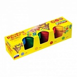 Краски пальчиковые 4 цвета Каляка-Маляка, по 110мл, картонная коробка (ПККМ04), 10 уп.