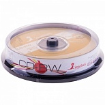 Оптический диск CD-RW Smart Track 700Mb, 4-12x, cake box, 10шт. (ST000198)