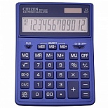 Калькулятор настольный Citizen SDC-444X (12-разрядный) двойное питание, темно-синий (SDC444XRNVE)