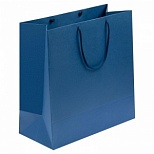 Пакет подарочный бумажный Porta, 35x35x16см, синий, 10шт.