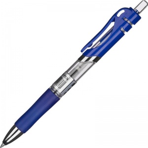 Ручка гелевая автоматическая Attache Hammer (0.5мм, синий, резиновая манжетка) 1шт.