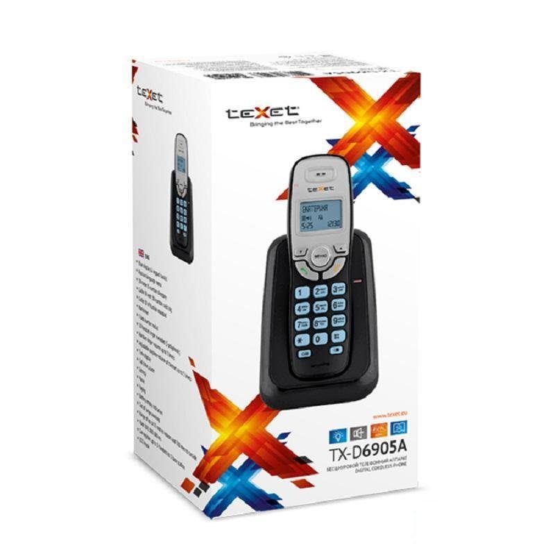 Радиотелефон TeXet TX-D6905A, черный