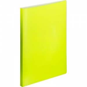 Папка-скоросшиватель с пружинным механизмом Attache Neon (А4, 0.5мм, до 120л., пластик) желтая, 30шт.