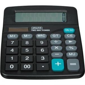 Калькулятор настольный Attache ATC-444-12F (12-разрядный) черный