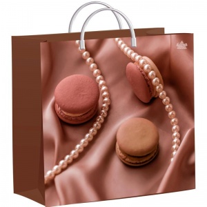Пакет подарочный пластиковый Шоколадные радости, 26х24см, 10шт.
