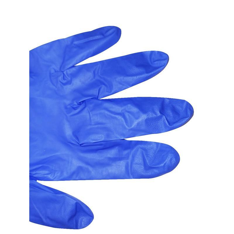 Перчатки одноразовые нитриловые SFM, нестерильные, неопудренные, размер S (6.5-7), голубые, 50 пар