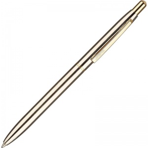 Ручка шариковая автоматическая Attache 4007CN (0.7мм, синий цвет чернил, корпус латунный) 10шт.