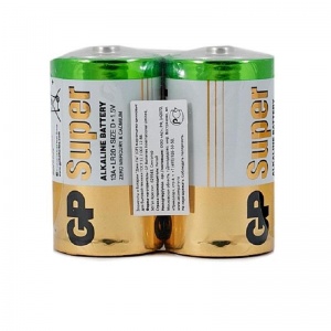 Батарейка GP Super D/LR20 (1.5 В) алкалиновая (эконом, 2шт.) (13A-OS2)