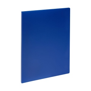 Папка-скоросшиватель с пружинным механизмом Стамм (А4, 14мм, 500мкм, пластик) синяя (ММ-32221)