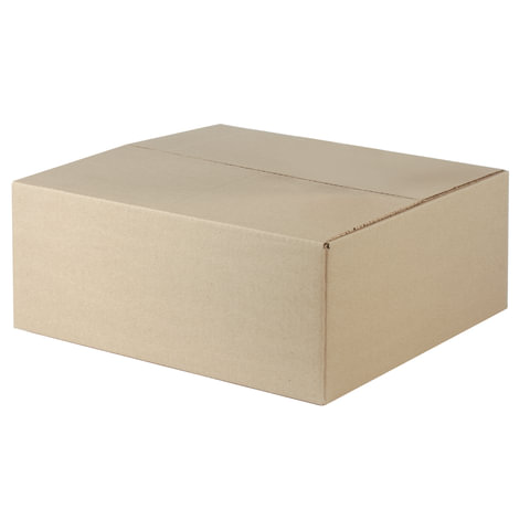 Короб картонный 330x330x132мм, картон бурый Т-23 профиль В, 1шт. (440129)
