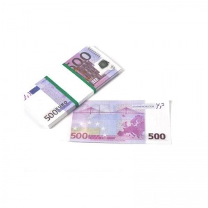Сувенир Шуточные деньги Филькина грамота "500 евро"