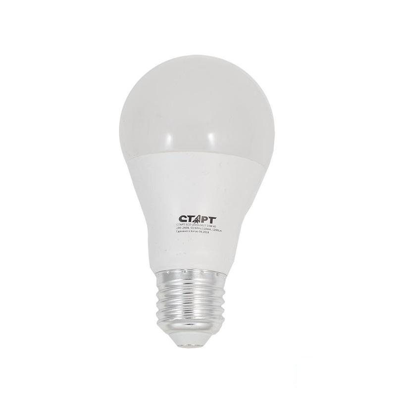 Лампа светодиодная Старт ECO LED (15Вт, E27, грушевидная) нейтральный белый, 10шт.