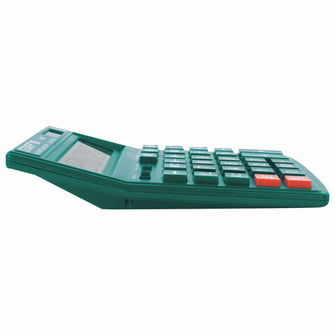 Калькулятор настольный Staff STF-444-12-DG (12-разрядный) зеленый (250464)