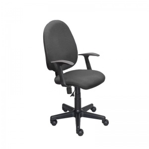 Кресло офисное Easy Chair 325 PC, ткань серая, пластик