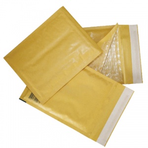 Пакет почтовый с прослойкой из пузырчатой пленки (250х350, стрип) крафт, 10шт. (G/4-G.10)