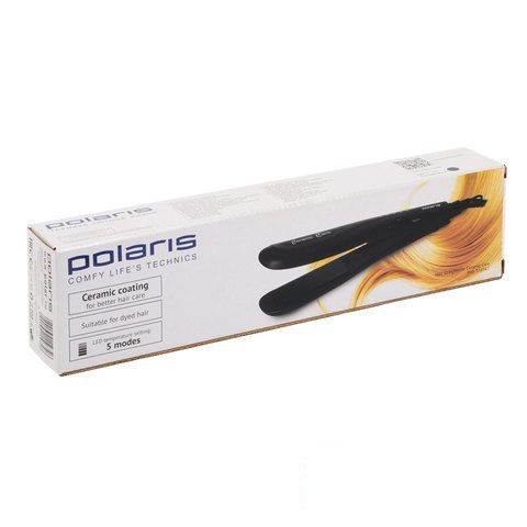 Выпрямитель для волос Polaris PHS 3389KT, 5 режимов, черный