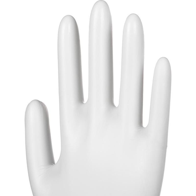 Перчатки одноразовые виниловые Klever, неопудренные, размер M, белые, 50 пар в упаковке, 10 уп.