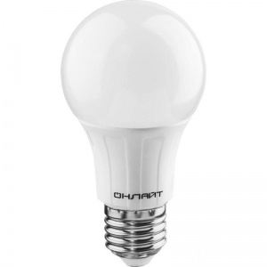 Лампа светодиодная Онлайт (12Вт, Е27 71655) нейтральный белый, 1шт. (OLL-A65/А60-12-230-4K-E27)