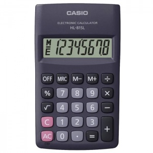 Калькулятор карманный Casio HL-815L (8-разрядный) черный