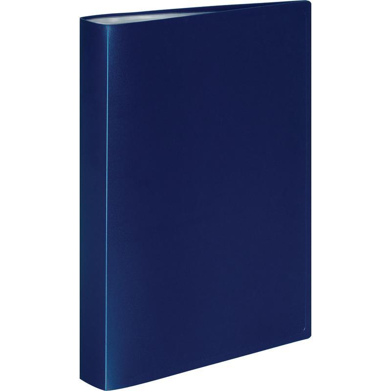 Папка файловая 80 вкладышей Attache (А4, пластик, 35мм, 600мкм) синяя (065-80Е), 24шт.