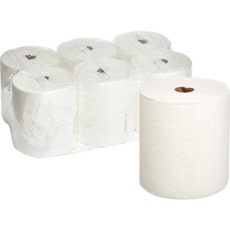 Полотенца бумажные для держателя 2-слойные Veiro A1/A2 (H1) Premium, рулонные, 6 рул/уп (K304)