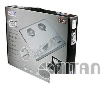 Подставка для ноутбука Titan TTC-G3TZ/SB, 15.4&quot;, 2 вентилятора, белая (TTC-G3TZ/SB)