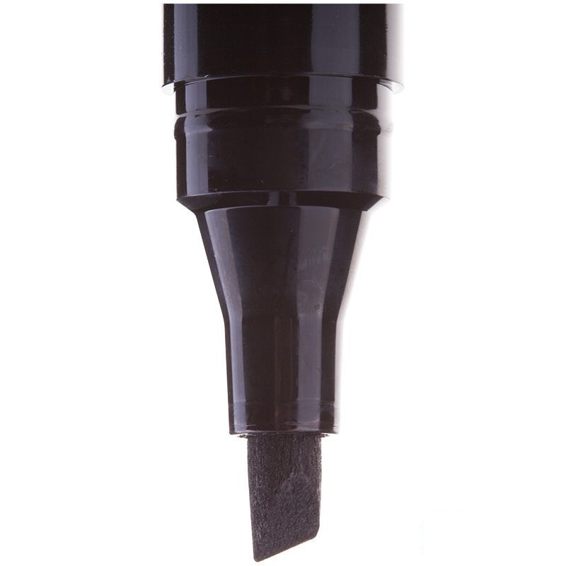 Маркер перманентный (нестираемый) Crown Multi Marker Chisel (5мм, скошенный наконечник, черный) (CPM-800CH)