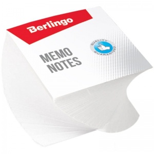 Стикеры (самоклеящийся блок) Berlingo Classic, 80x80см, белый, витой, 500 листов (ZP7604)