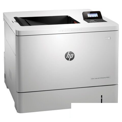 Принтер лазерный ЦВЕТНОЙ HP Color LJ Enterprise M553dn, А4, 38 стр/мин, 80000 стр/мес, ДУПЛЕКС, сетевая карта, (B5L25A)