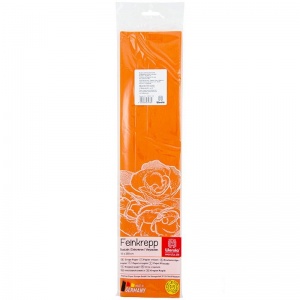 Бумага цветная крепированная Werola, 50x250см, оранжевая, инд. упаковка, 1 лист (12800-109)
